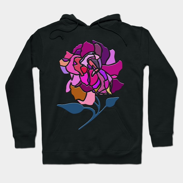 Gardenia in Stained-Glass Hoodie by mavicfe